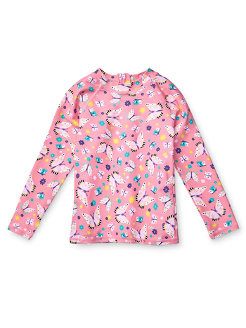 UV-Schutz-Schwimmshirt für Kinder Süße Schmetterlinge