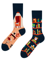 Lustige Socken Bibliothek