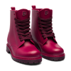 Burgunderrote Regenstiefel für Frauen