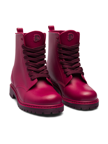 Burgunderrote Regenstiefel für Frauen