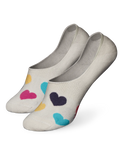 Lustige No-Show-Socken Bunte Herzen
