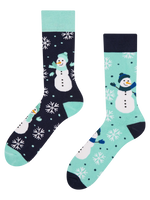 Lustige warme Socken Fröhlicher Schneemann