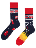 Lustige Socken Feuerwehrmann