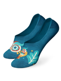Lustige No-Show-Socken Kluge Eule