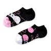 Lustige Sneakersocken Katze und Ball