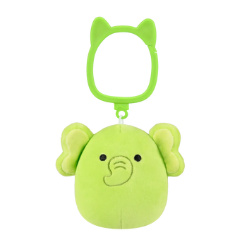 Squishmallows Schlüsselanhänger Franky der limettengrüne Elefant, 9 cm