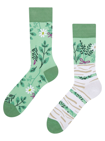 Lustige Socken Kräuter