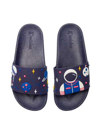 Lustige Pantoletten für Kinder Astronaut