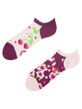 Lustige Sneakersocken Kirschblüte