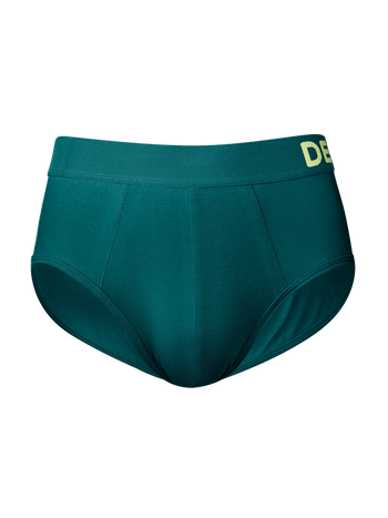 Dunkelsmaragdgrüne Männerslips