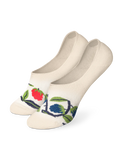 Lustige No-Show-Socken Himbeeren