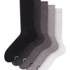 Sportsocken 5er-Pack Schwarz & Weiß Klassisch