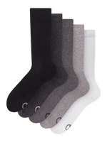 Sportsocken 5er-Pack Schwarz & Weiß Klassisch