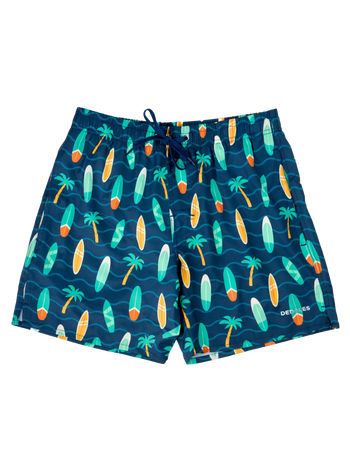 Lustige Badeshorts für Männer Surfer