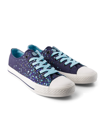 Lustige Canvas-Schuhe Regentropfen