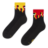 Lustige funktionelle Crewsocken On Fire