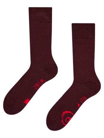 Lustige Socken Wine Not