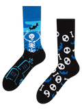 Lustige Socken Skelette
