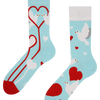 Lustige Socken Weiße Tauben