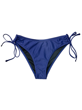 Dunkelblaue verstellbare Bikinihöschen