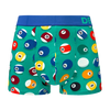 Gekürzte Boxershorts für Männer Billard