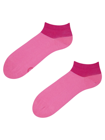 Himbeerrosa Knöchelsocken Symphonie