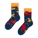 Lustige Kindersocken Welt der Dinosaurier
