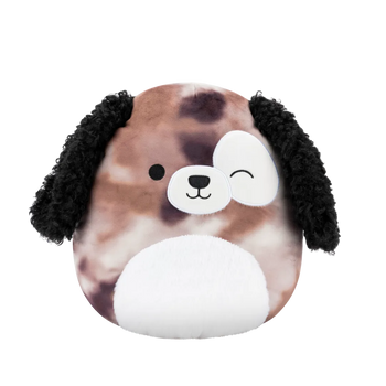 Squishmallows Zerdan der zwinkernde braun marmorierte Hund, 30 cm