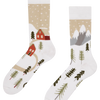 Lustige warme Socken Schneeland