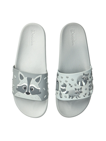 Lustige Pantoletten Waschbär