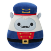 Squishmallows Juri der weiße Yeti im blauen Nussknacker-Outfit, 20 cm