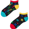 Lustige Knöchelsocken für Kinder Zahlen