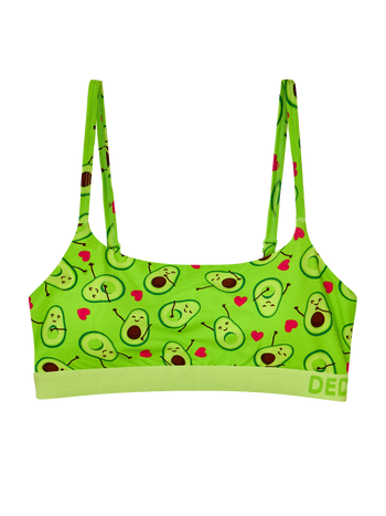 Modal-Damenbralette Avocado-Liebe