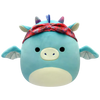 Squishmallows Tatiana der dunkelgraue Drache mit Bandana, 20 cm