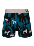 Lustige Boxershorts für Männer Mondwolf