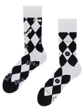 Lustige Socken Schach und Dame