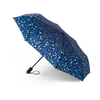 Lustiger Regenschirm Regentropfen