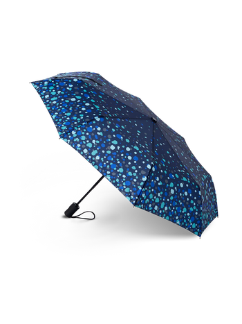 Lustiger Regenschirm Regentropfen