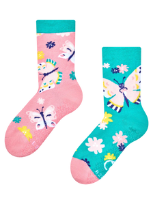 Rutschfeste Kindersocken Süße Schmetterlinge