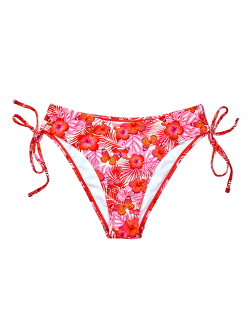 Verstellbare Bikinihöschen Hibiskus