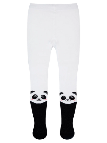 Lustige Strumpfhosen für Kinder Glücklicher Panda