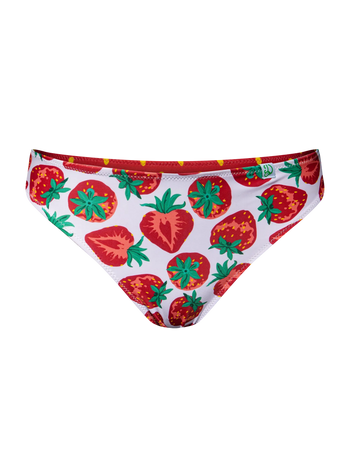 Lustiges Bikinihöschen Erdbeeren