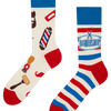 Lustige Socken Barbershop