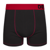 Schwarze und rote Boxershorts für Männer