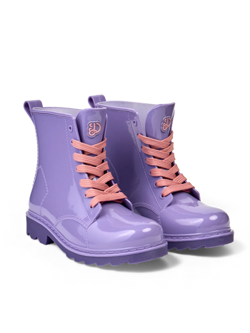Haselnussbraune Regenstiefel für Kinder – Dedoles