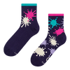 Lustige Crewsocken Bunte Kleckse