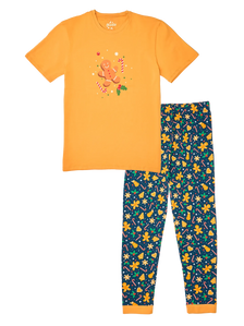 Lustiger Pyjama für Männer Lebkuchen & Süßigkeiten
