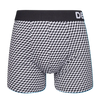 Schwarz-Weiß Gemusterte Boxershorts für Männer
