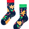 Rutschfeste warme Kindersocken Lebkuchen & Süßigkeiten