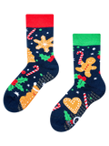 Rutschfeste warme Kindersocken Lebkuchen & Süßigkeiten